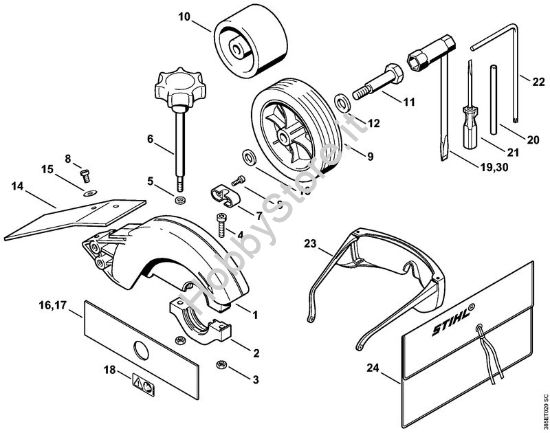 Riparo, utensili, accessorio a richiesta FC 72 FC 72 brand Stihl